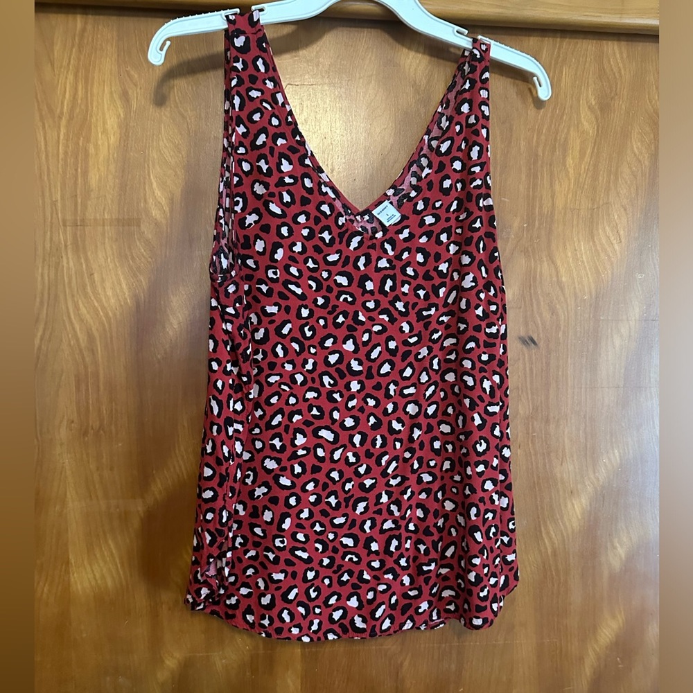 Animal print tank top